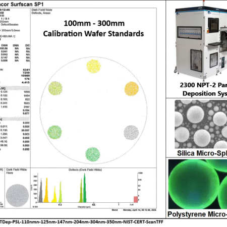 Particle and PSL Calibration Wafer Standards